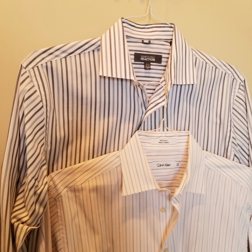 $10 CLEARANCE Set of 2 Mens Dress Shirts